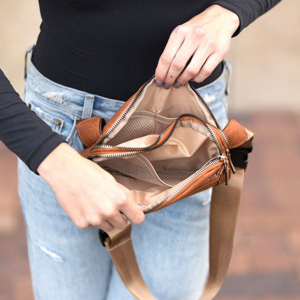 Presly Vegan Leather Everywhere Sling Belt Bag