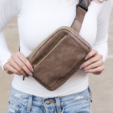 Presly Vegan Leather Everywhere Sling Belt Bag