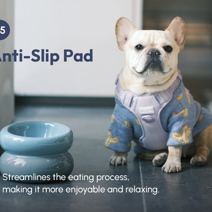Soufflé Pet Bowl - Frozen Blue