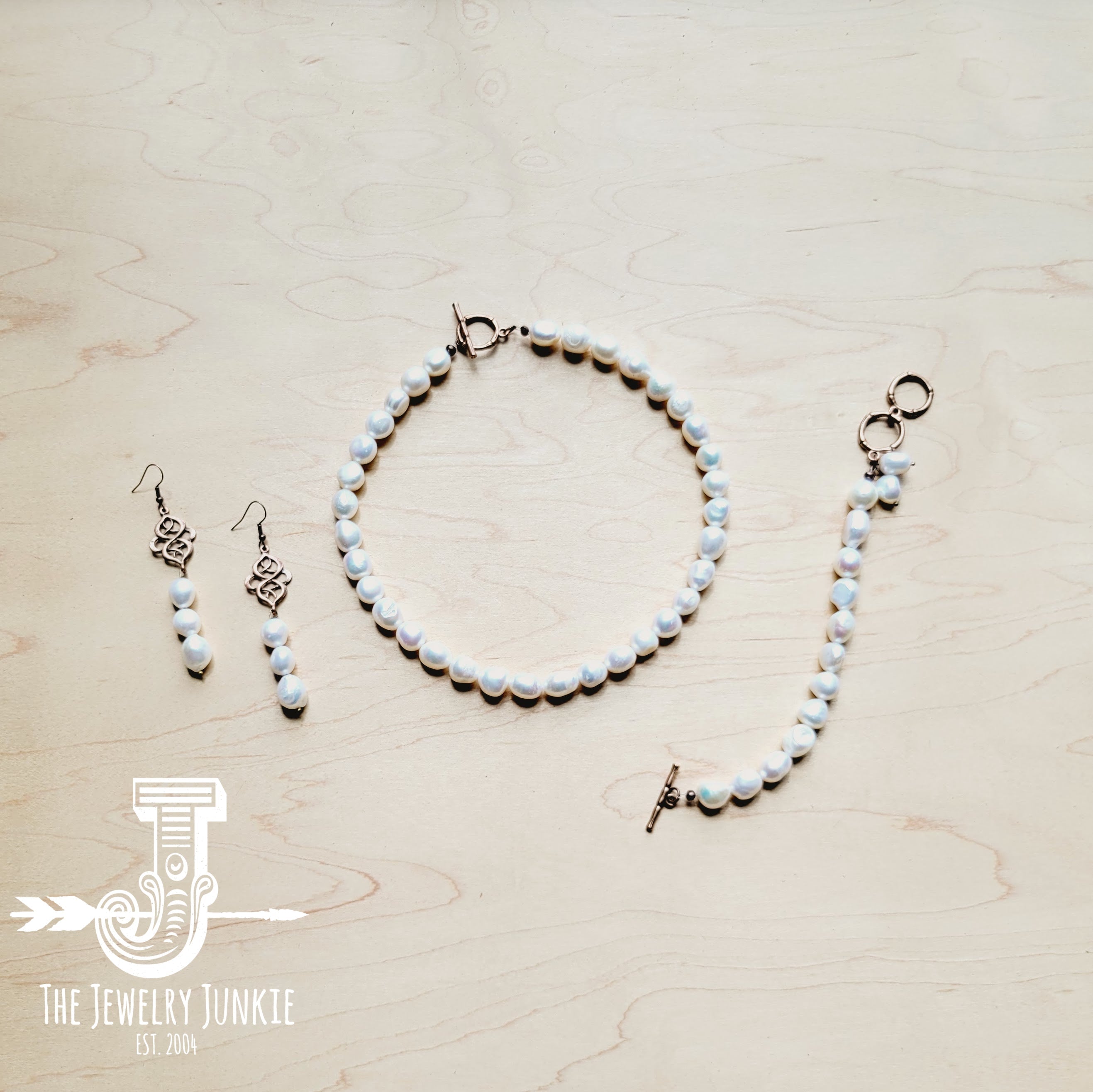 Genuine Freshwater Potatoe Pearl Earrings Wedding Collection 220i