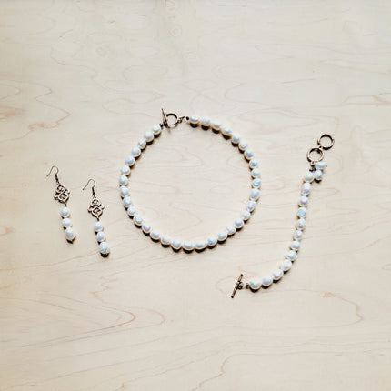 Genuine Freshwater Pearl Collar Necklace Wedding Collection 258g