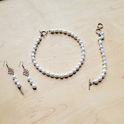 **Genuine Freshwater Potatoe Pearl Bracelet Collection 809f