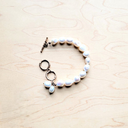 **Genuine Freshwater Potatoe Pearl Bracelet Collection 809f