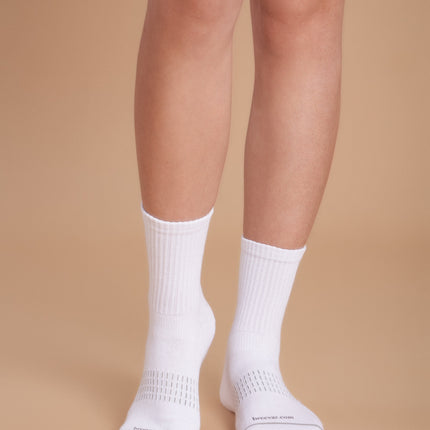 3-Pack Women's 3D Sports Crew Socks