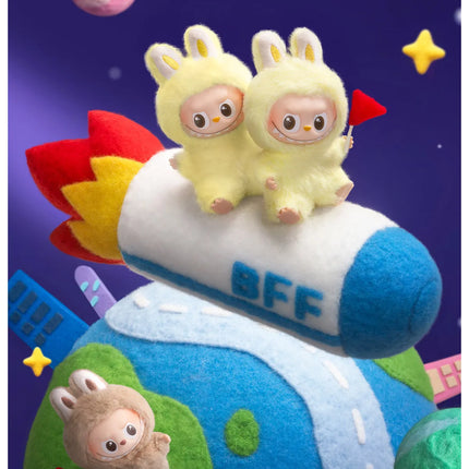 Pop Mart Labubu Pin for Love Series Blind Box (N-Z) Blue