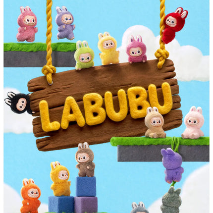 Pop Mart Labubu Pin for Love Series Blind Box (N-Z) Blue