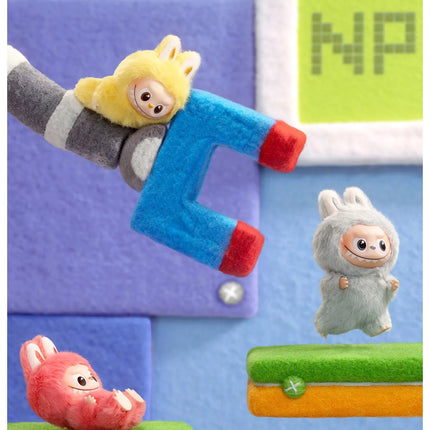 Pop Mart Labubu Pin for Love Series Blind Box (N-Z) Blue