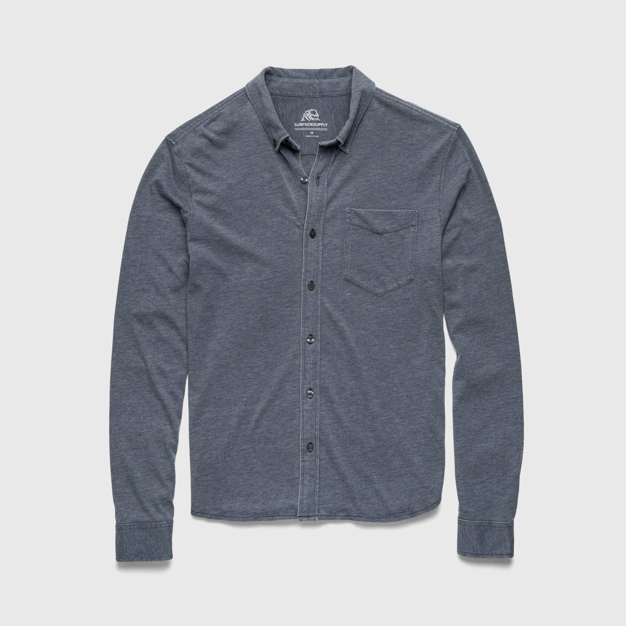 Anthony Burnout Shirt - Navy Blazer