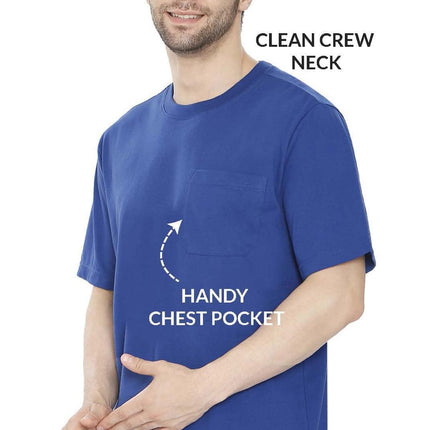 Men's Regular-Fit Short-Sleeve Crew Neck T-Shirt With Chest Pocket