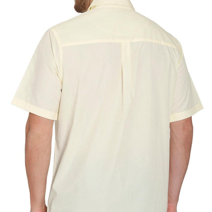 Men's Short Sleeve Easy Snap Explorer Shirt With Multi-Pockets and cool back mesh