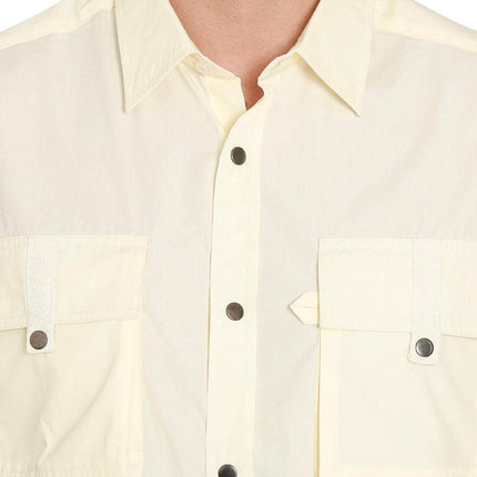 Men's Short Sleeve Easy Snap Explorer Shirt With Multi-Pockets and cool back mesh
