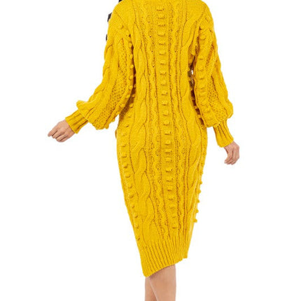 WOMEN FASHION SWEATER DRESS