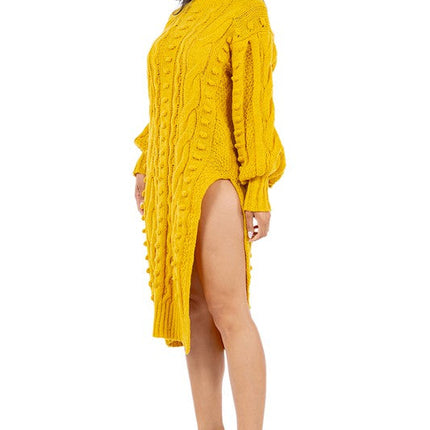 WOMEN FASHION SWEATER DRESS