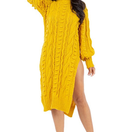 WOMEN FASHION SWEATER DRESS