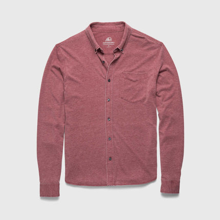 Anthony Burnout Shirt - Red Syrah