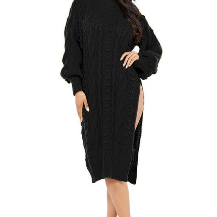WOMEN FASHION SWEATER DRESS