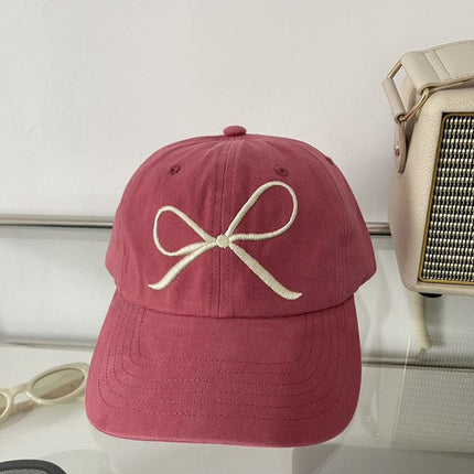 Bow baseball cap