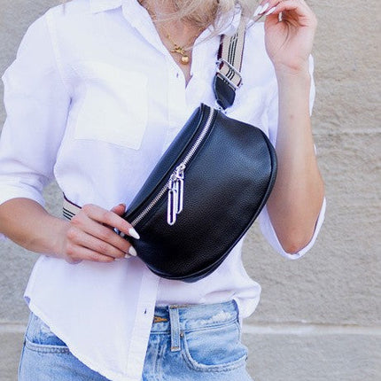 Hazel Genuine Leather Sling Bag