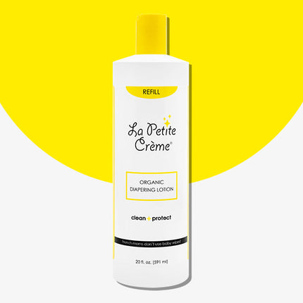 Organic French Diapering Lotion - Economy Refill - 20 oz