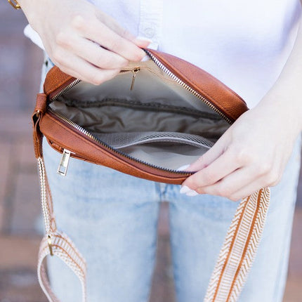 Everly Vegan Leather Camera Crossbody