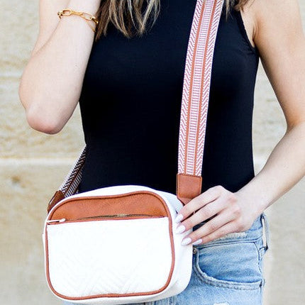 Everly Vegan Leather Camera Crossbody