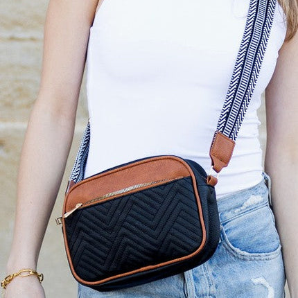 Everly Vegan Leather Camera Crossbody