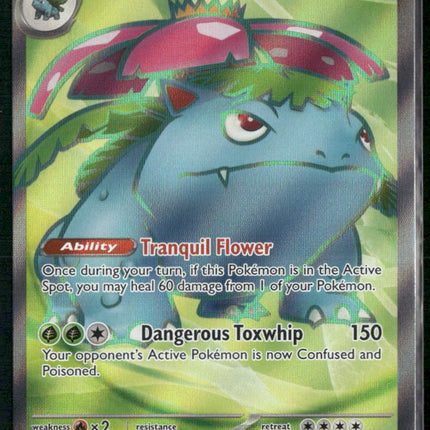 Venusaur ex SV: Scarlet & Violet 151 #182/165