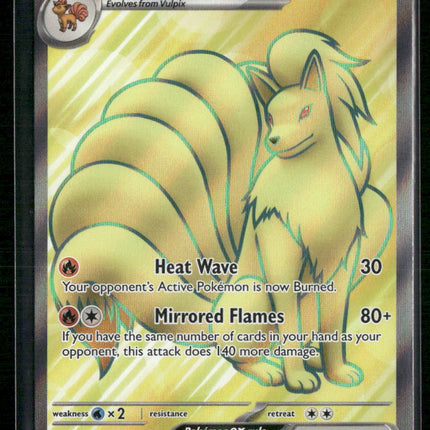 Ninetales ex SV: Scarlet & Violet 151 #186/165