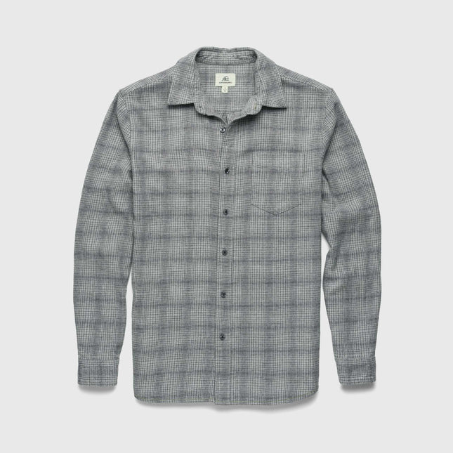 Brian Brushed Plaid Shirt - Heather Grey