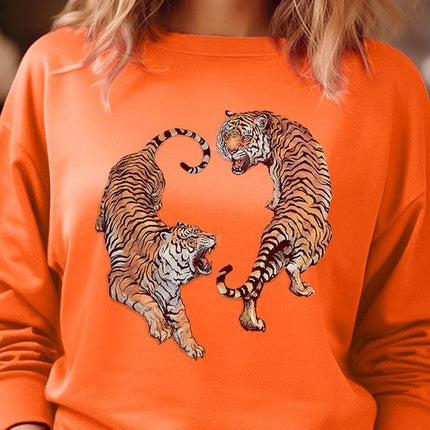 Tigers Graphic Fleece Sweatshirts