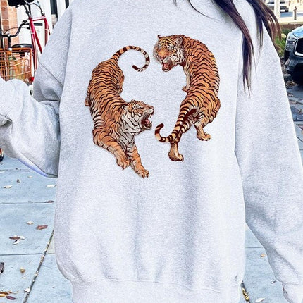 Tigers Graphic Fleece Sweatshirts