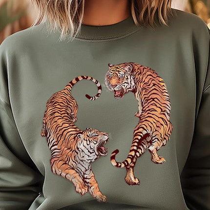 Tigers Graphic Fleece Sweatshirts
