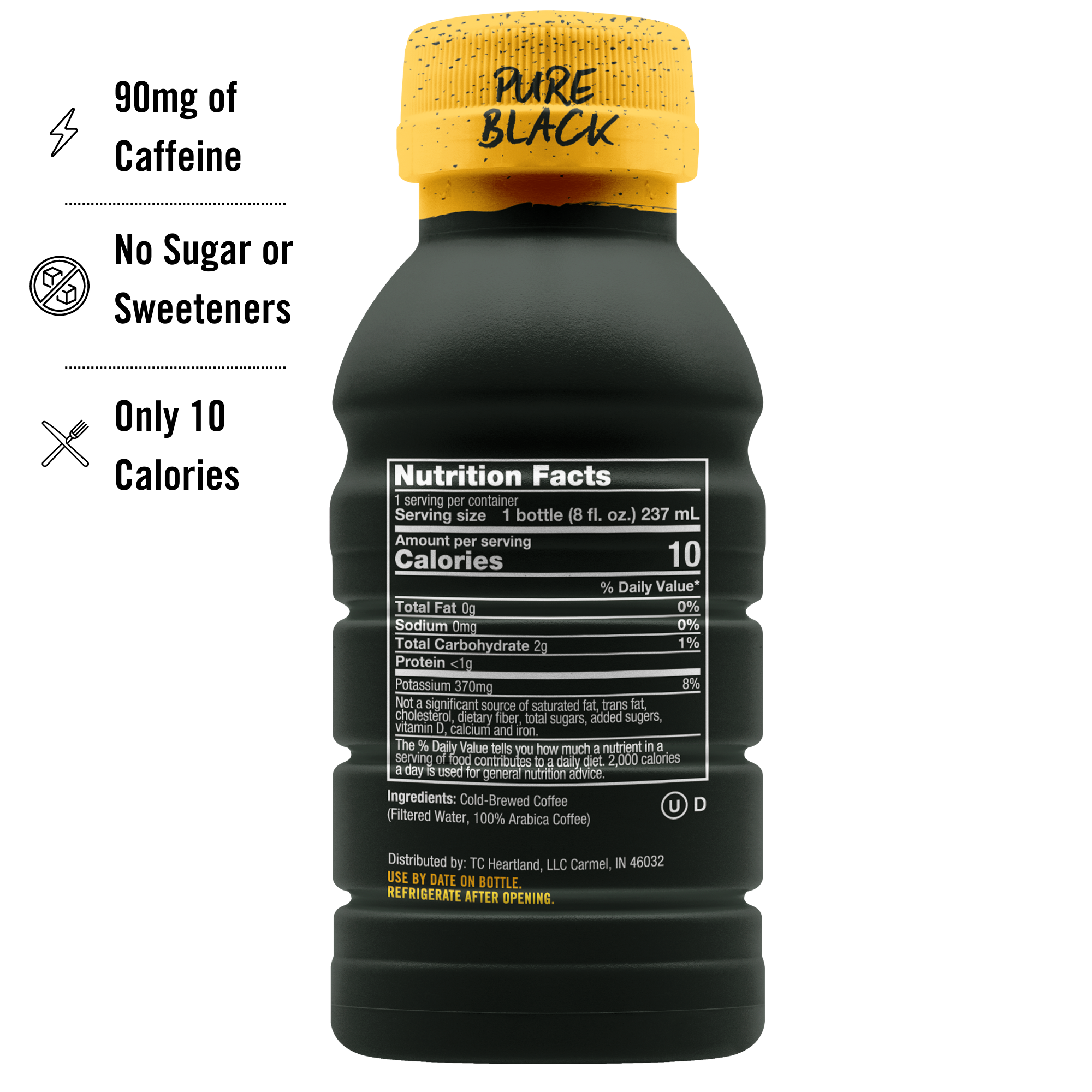 Cold Brew 8oz Bottles - Pure Black