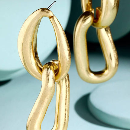 Hypoallergenic Chunky Chain Link Earrings