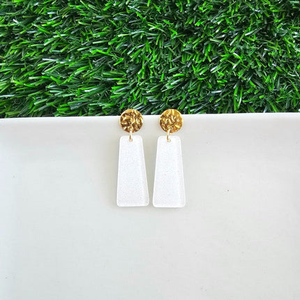 Mia Mini - White Glitter