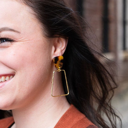 Ariana Earrings - Tortoise