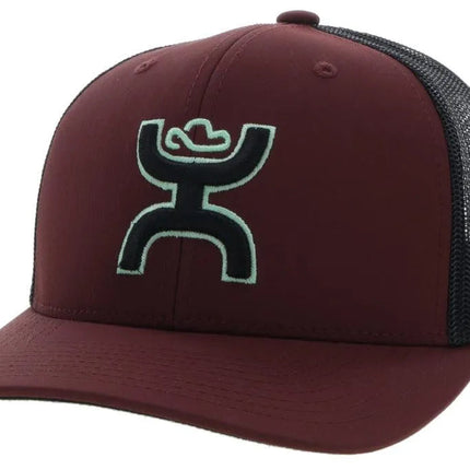 HOOey "Sterling" (Maroon/Black) - Trucker Cap