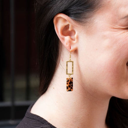 Raya Earrings - Cheetah