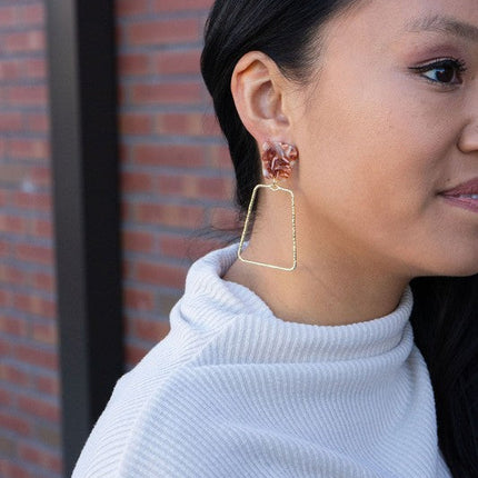 Ariana Earrings - Rust