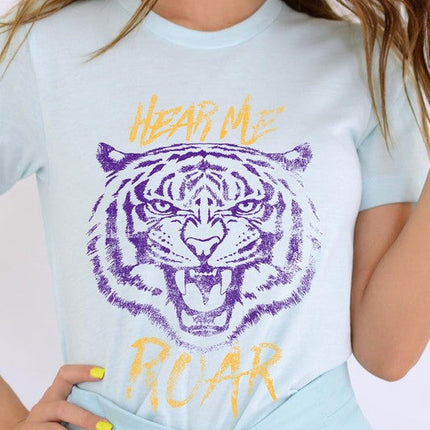 Hear Me Roar Tiger Graphic Tee