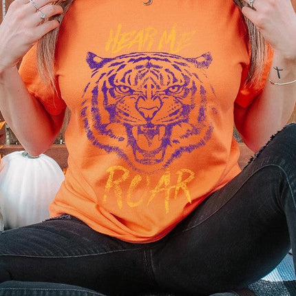 Hear Me Roar Tiger Graphic Tee