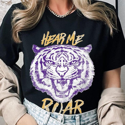 Hear Me Roar Tiger Graphic Tee