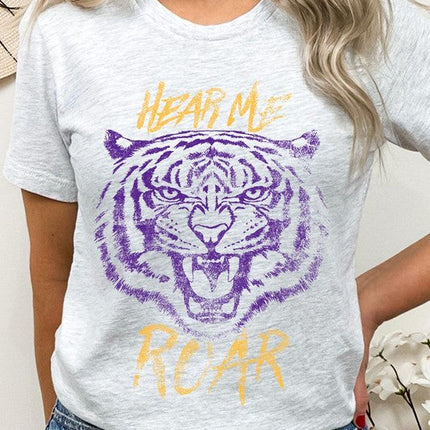 Hear Me Roar Tiger Graphic Tee