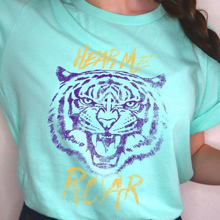 Hear Me Roar Tiger Graphic Tee