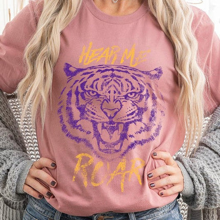 Hear Me Roar Tiger Graphic Tee