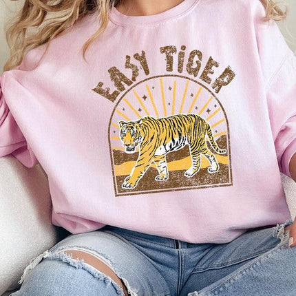 Easy Tiger Graphic Fleece Sweatshirts