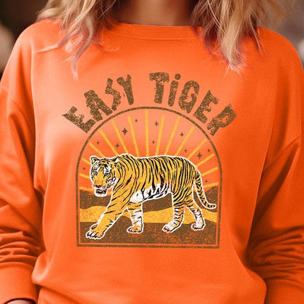 Easy Tiger Graphic Fleece Sweatshirts