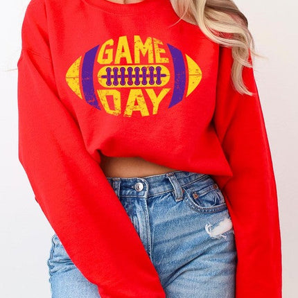 Game Day Football Graphic Fleece Sweatshirts