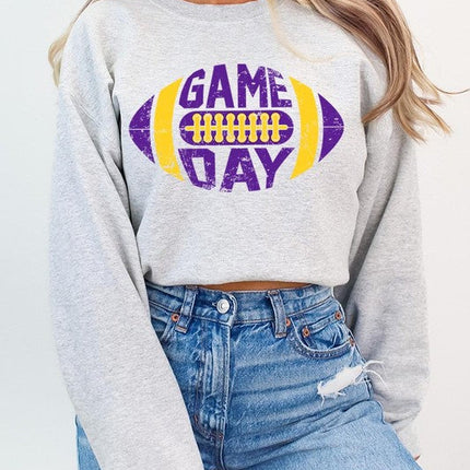 Game Day Football Graphic Fleece Sweatshirts