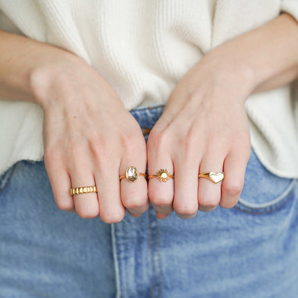 Gold Sunset Ring